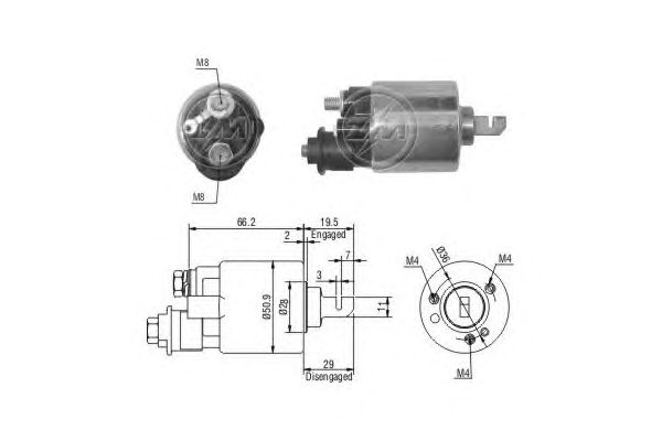 Solenoid, electromotor