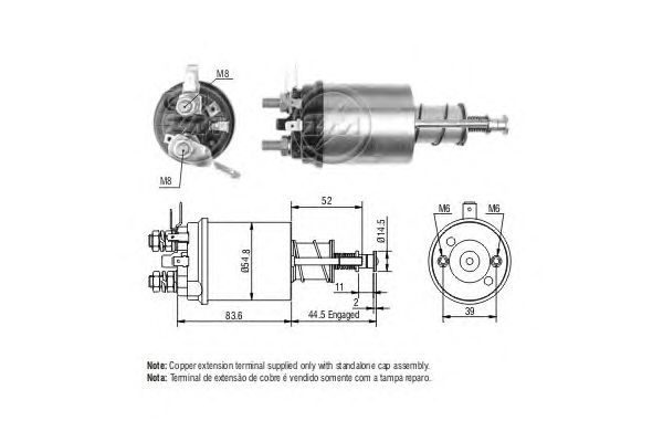 Solenoid, electromotor