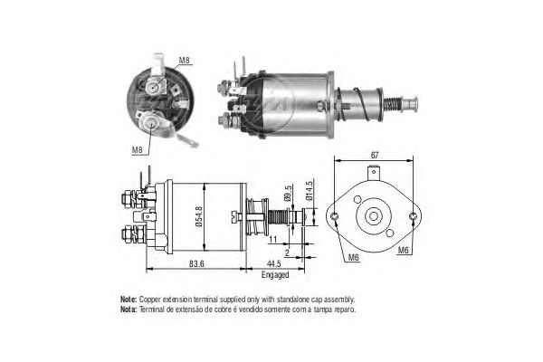 Solenoid, electromotor