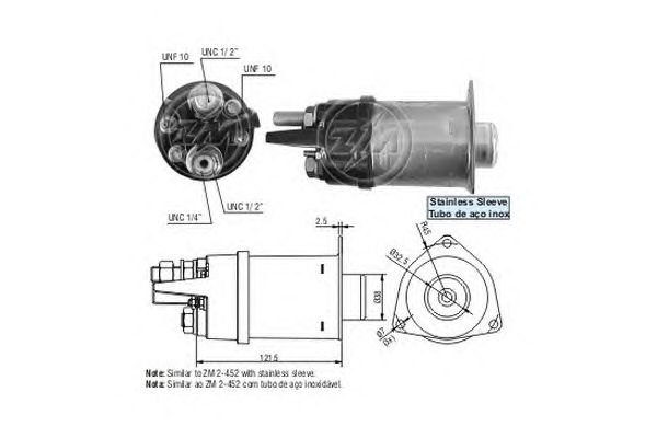 Solenoid, electromotor