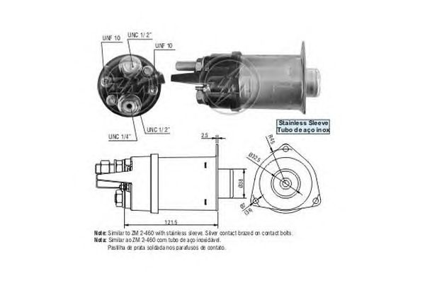 Solenoid, electromotor