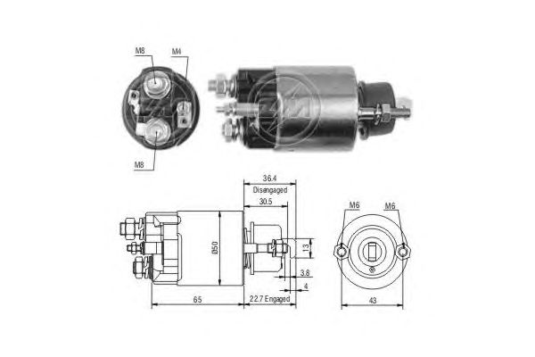 Solenoid, electromotor