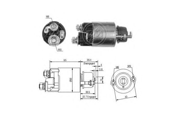 Solenoid, electromotor