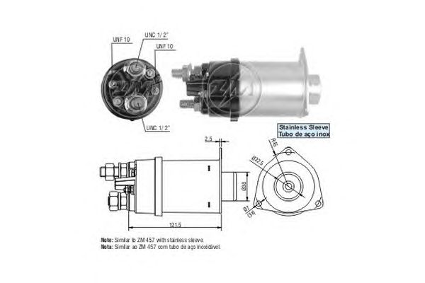 Solenoid, electromotor