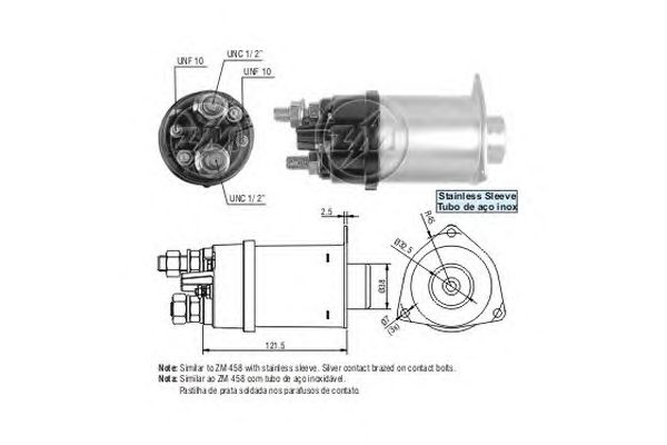 Solenoid, electromotor