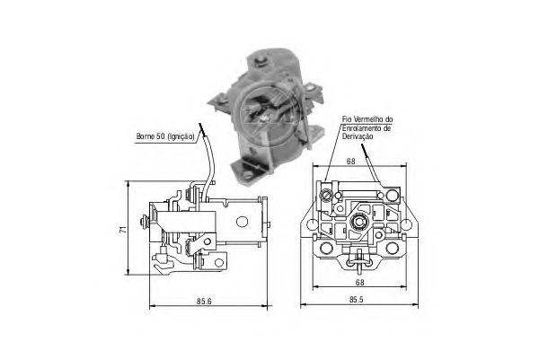 Solenoid, electromotor