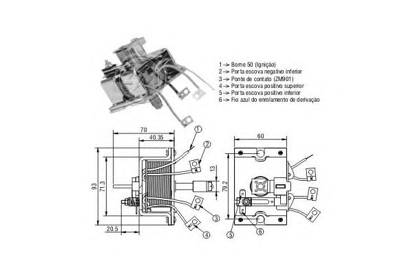 Solenoid, electromotor