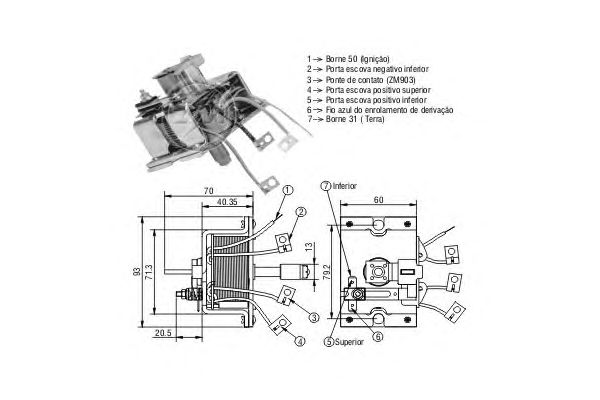 Solenoid, electromotor