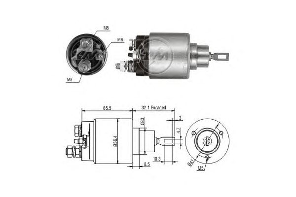 Solenoid, electromotor