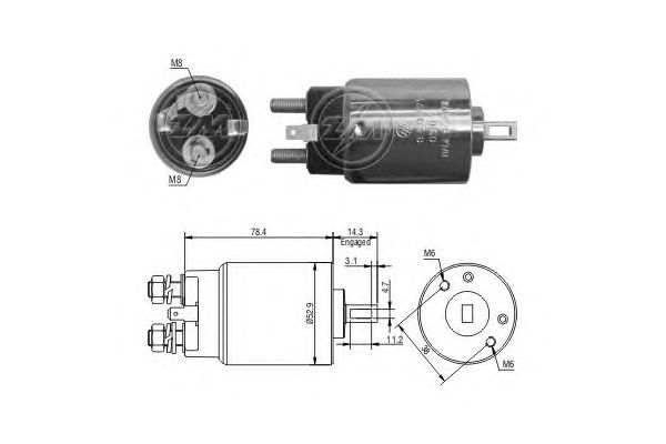 Solenoid, electromotor