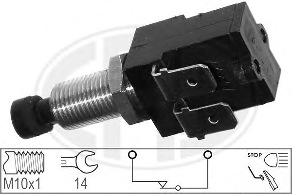 Comutator lumini frana