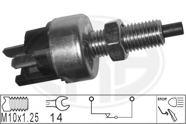 Comutator lumini frana