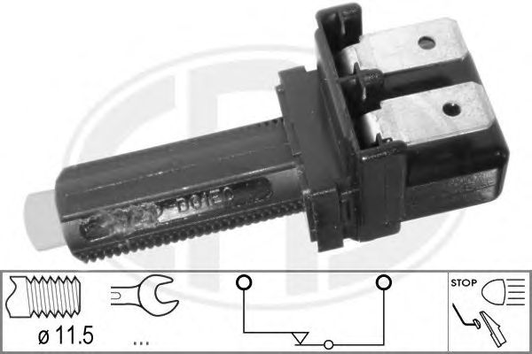 Comutator lumini frana