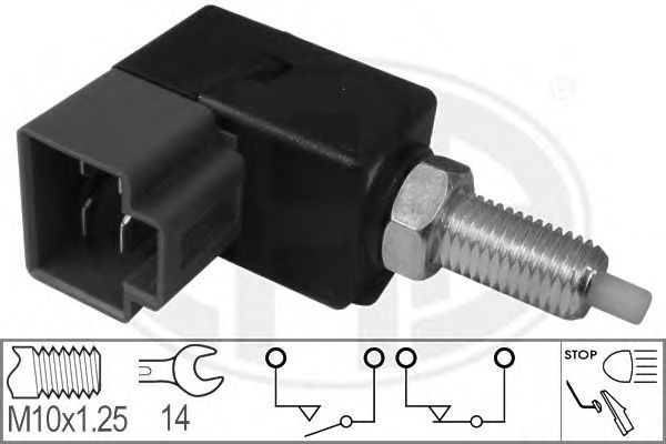 Comutator lumini frana