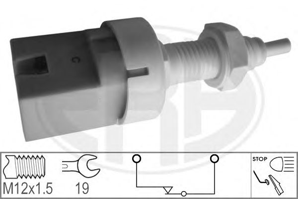 Comutator lumini frana