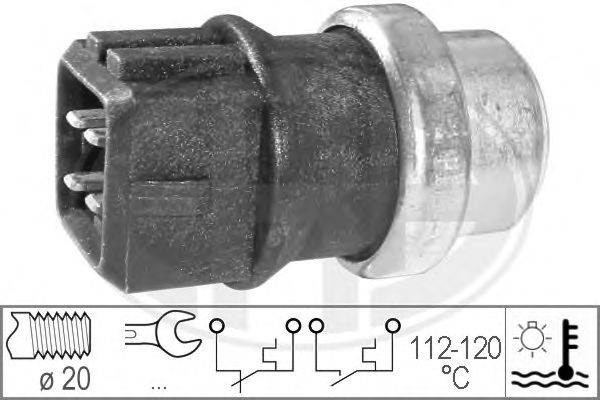 Comutator temperatura, ventilator radiator