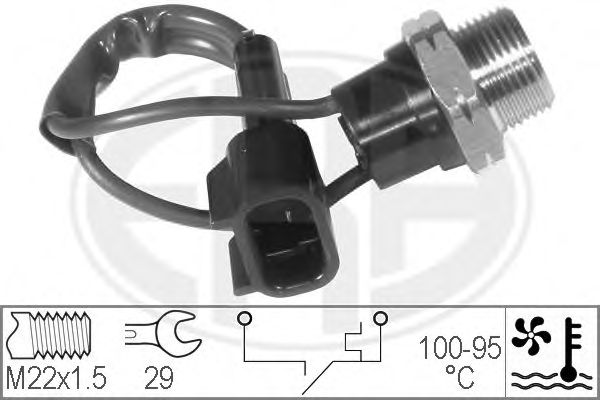 Comutator temperatura, ventilator radiator