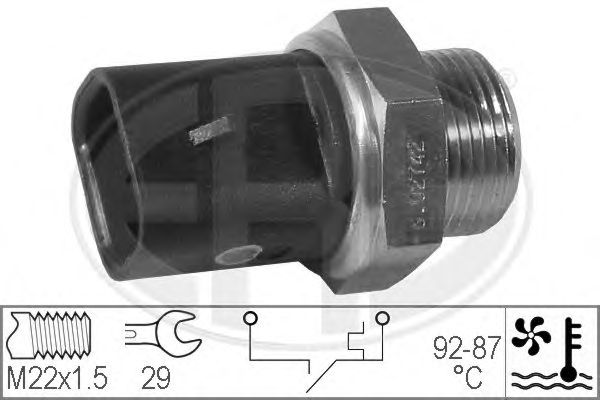 Comutator temperatura, ventilator radiator