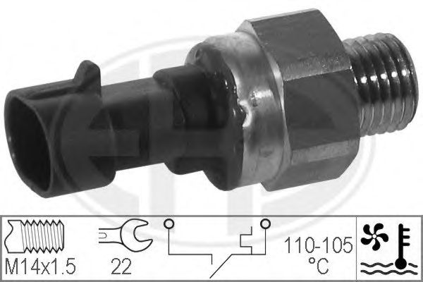 Comutator temperatura, ventilator radiator