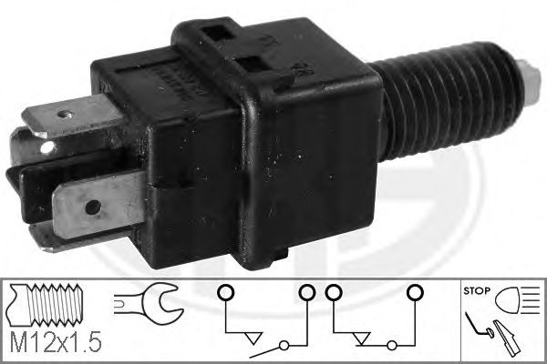 Comutator lumini frana