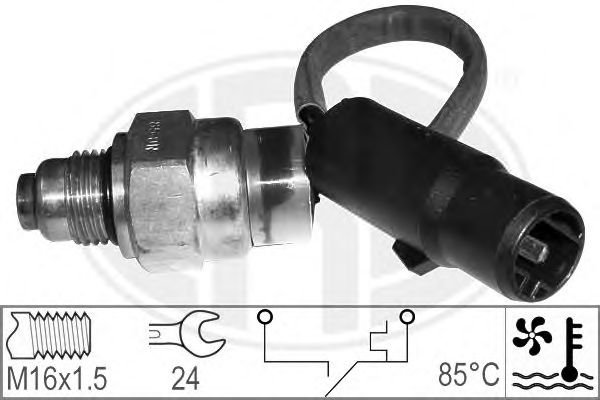 Comutator temperatura, ventilator radiator