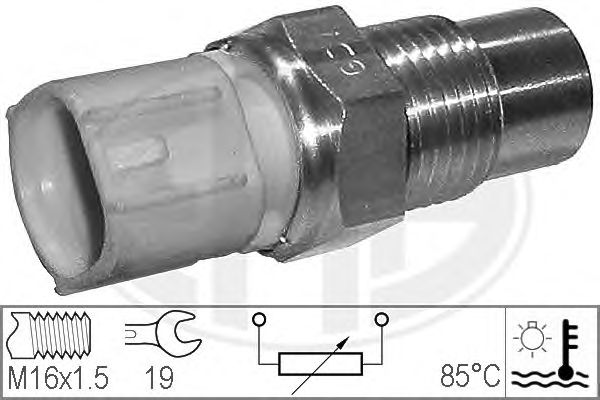 Comutator temperatura, ventilator radiator