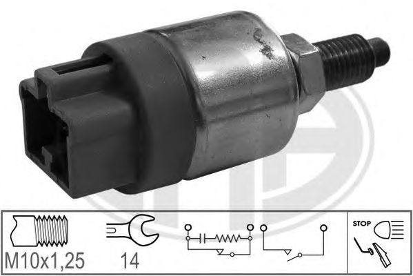 Comutator lumini frana