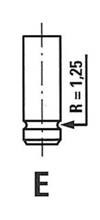 Supapa admisie LADA NIVA 1,5 80- 112,5X37X8