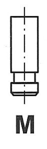 Supapa evacuare MERCEDES-BENZ OM314/352/364/A 36X10X140,5