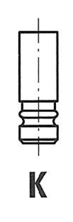 Supapa evacuare RENAULT 1,1-1,4 29X7X89 2R