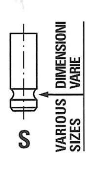 Supapa admisie MITSUBISHI 2,5 DI-D L200 31,5X6X1,7,6