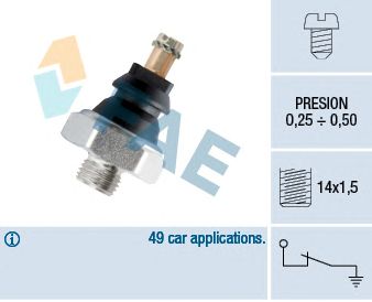 Senzor presiune ulei MERCEDES-BENZ M102-110/OM617 0,4B