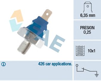 Senzor presiune ulei VW GOLF/PASSAT 92- 0,3