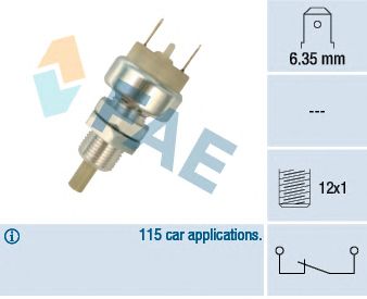 Comutator lumini frana VOLVO 240-265/740-780