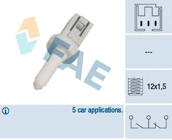 Comutator lumini frana