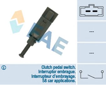 Comutator, actionare ambreiaj (Tempomat) VW GOLF/BORA/SHARAN