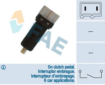 Comutator, actionare ambreiaj (Tempomat)