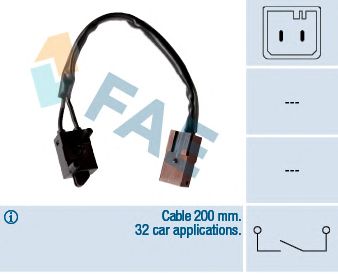 Comutator lumini frana; Comutator, actionare ambreiaj (Tempomat); Comutator, actionare ambreiaj (comanda motor)