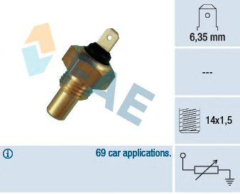 Senzor,temperatura lichid de racire ALFA 1,4-1,8B -97