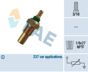 Senzor,temperatura lichid de racire FORD ESCORT/FIESTA 79