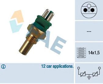 Senzor,temperatura lichid de racire MERCEDES-BENZ W124 300D/TD 4MATIC