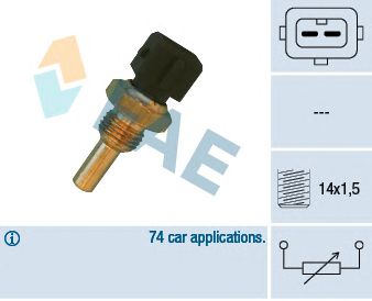 Senzor,temperatura lichid de racire BMW 3 E36 1,6-1,8B 98