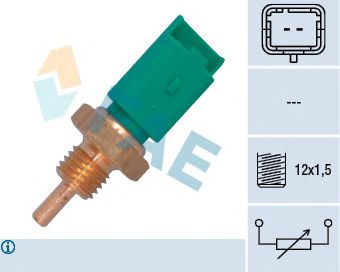 Senzor,temperatura compartiment motor PEUGEOT 206/307/406/607