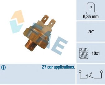 Comutator temperatura, racire VW POLO 1.05-1,3