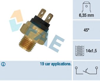 Comutator temperatura, racire ALFA 33/145/146 1,4-1,7