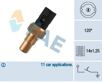 Comutator temperatura, racire RENAULT KANGOO/TWINGO 1,2