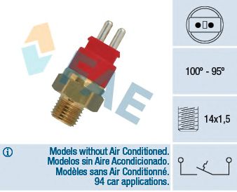 Comutator temperatura, ventilator radiator MERCEDES-BENZ M103/OM601 100-95