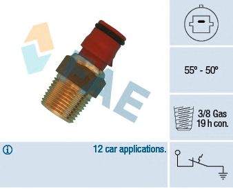 Comutator temperatura, ventilator radiator