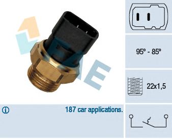 Comutator temperatura, ventilator radiator VW GOLF/PASSAT/POLO 82-92