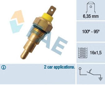 Comutator temperatura, ventilator radiator